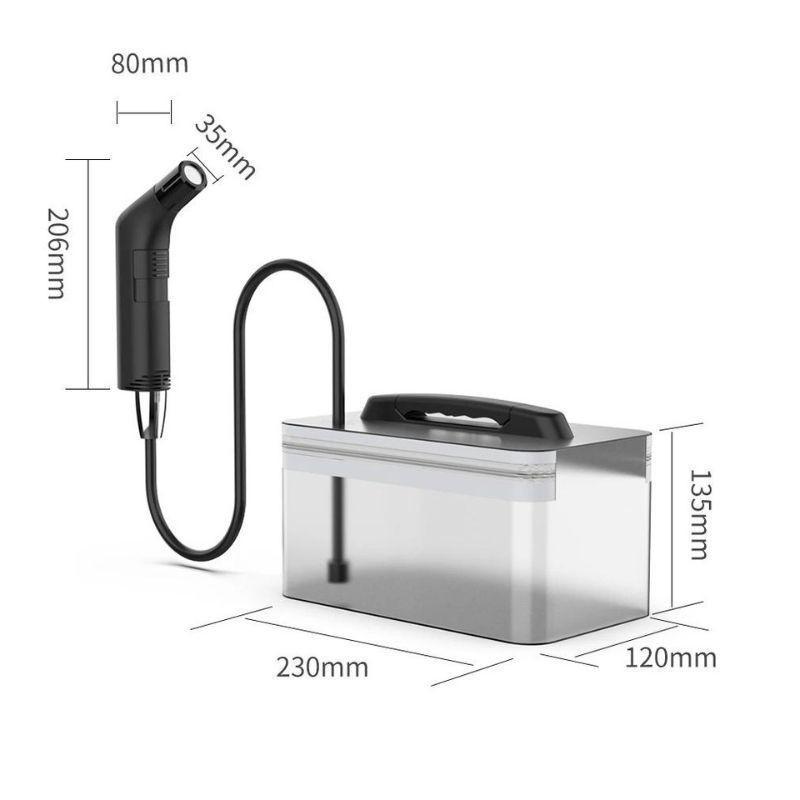 Portable Travel Bidet Electric Rechargeable Handheld Personal Bidet Sprayer for Personal Cleaning for Toilet with 2.3 Liters Water Container Full Sets