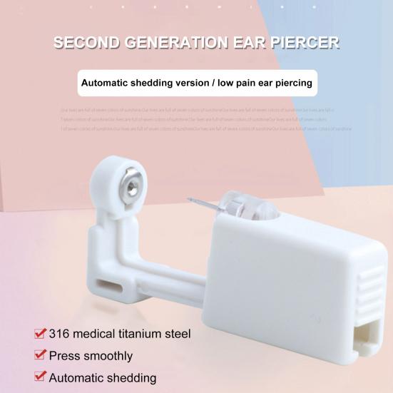 ZIOYA 8 Pezzi Pistola per Orecchini Buchi Orecchie Pistola Kit Asettiche Per Le Orecchie Sicurezza per Ragazze, Donne e Uomini, con Cotone Alcolico