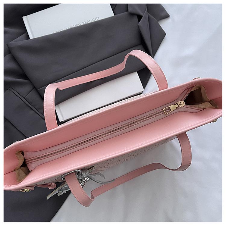 New Large Capacity Star Print Women Tote Underarm Shoulder Handbag