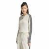 W Slim Ls Tee Adiluna  Ks6461 White