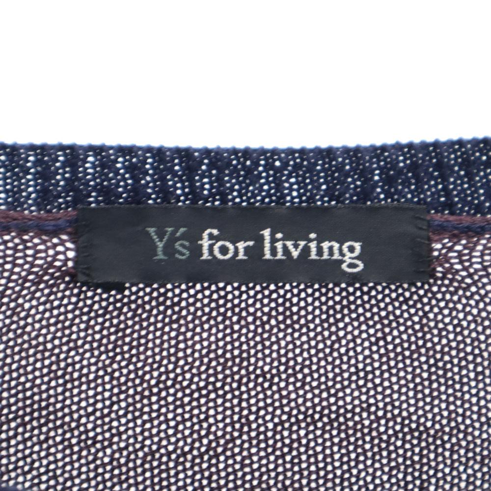 Y's for living Long sleeve sweater Navy knit Women Used