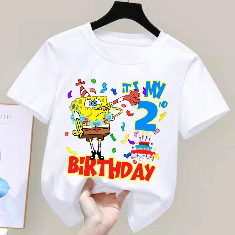 Y2k Colorful Big Sister Letter Printed T Shirts Manga Kids Children's T-shirt Shirt Sleeve Girls Summer Spring Casual Top Tee