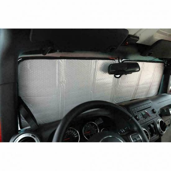 Windshield Sunshade Sun Shade Heat Shield Sun Visor Mat for Jeep Wrangler JK TJ