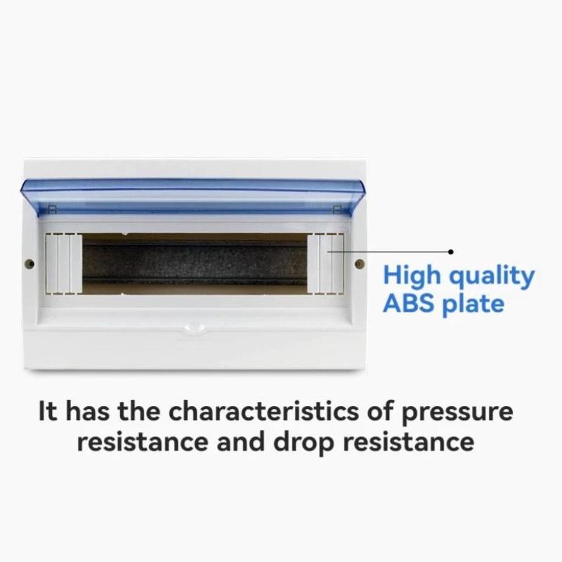 2-16 Ways Electric Box Cover Outdoor Waterproof Loop Distribution Box For Circuit Breaker Panel Case