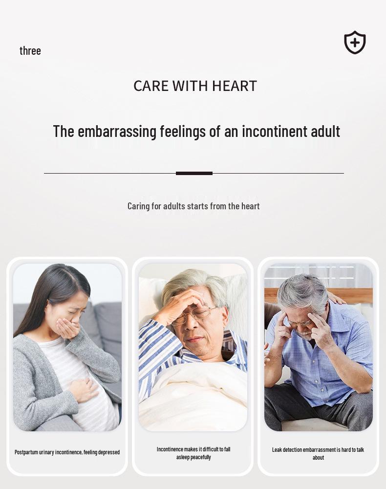 Elderly Anti-Leak Washable Cotton Diapers for Bedridden Care