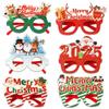 Sequin Christmas Glasses Frame Handmade New Year Decorative Glasses  Adults and Children