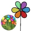Wind Spinner Flower Windmill 1pc Colorful Fabric Windmill