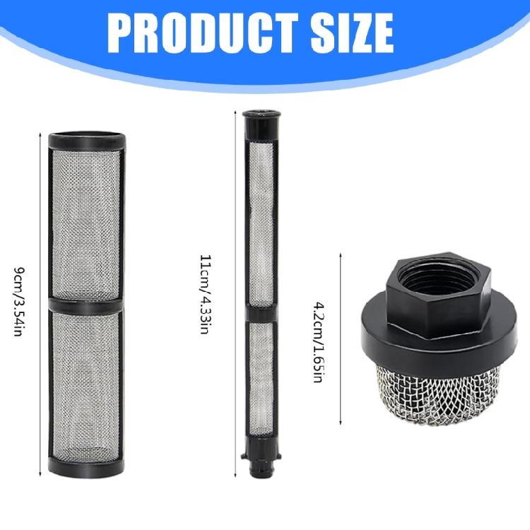 Airless Sprayed Guns Filter Strainer Metal Plastic Mesh Screen Clog Resistant Design Ensures Uninterrupted Coating Work