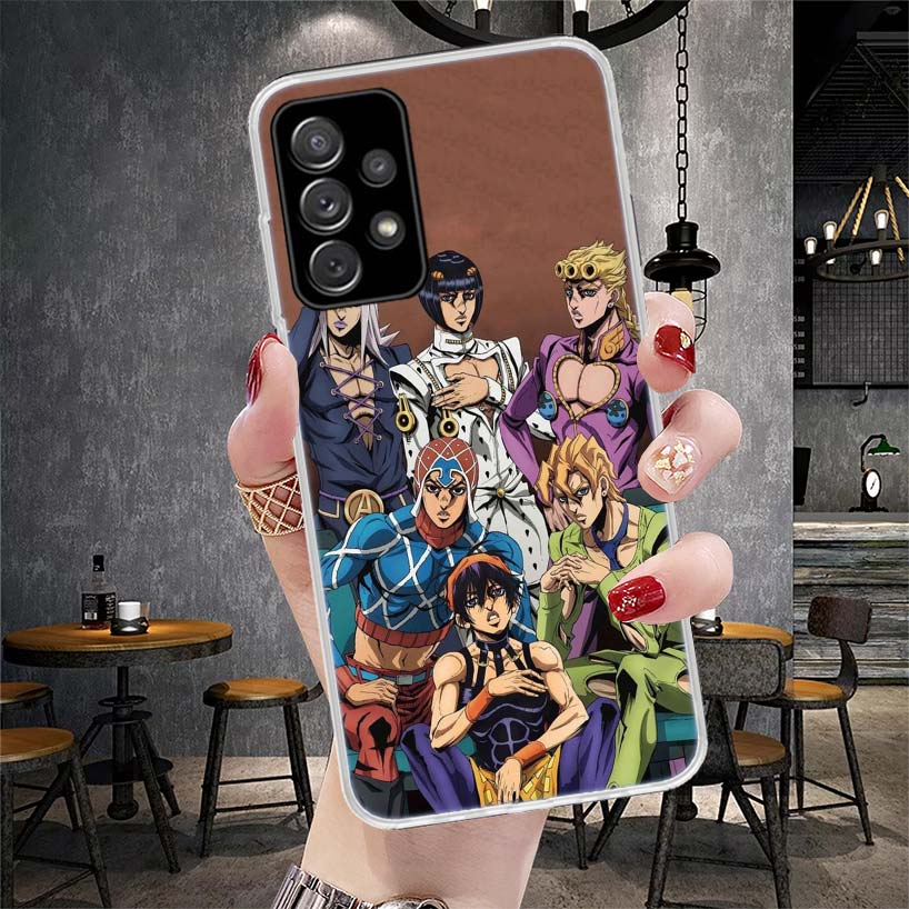 JoJo Bizarre Adventure Golden Wind Phone Case For Samsung Galaxy A13 A14 A15 A16 A17 A53 A54 A55 A56 A57 A33 A34 A35 A36 A37 A23