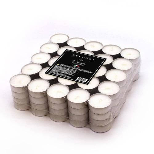 COCODOR Tealight Candles, 100 Count, Winter Jasmine, Lasts Approximately 3-5 Hours, Made In Italy - A Popular Gift for Women, Birthdays, Anniversaries