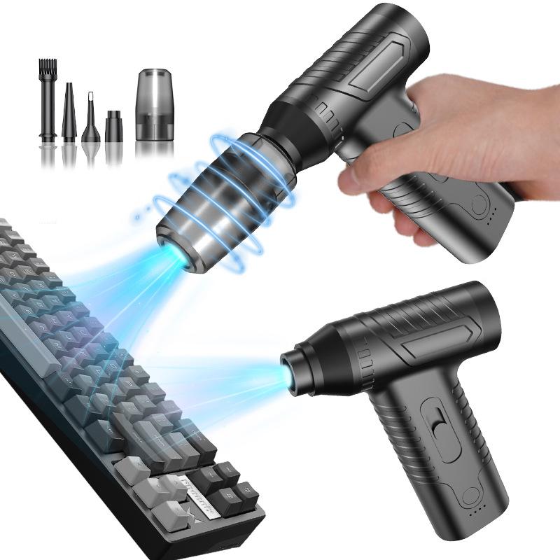 Mini Turbo Fan, High Power Outdoor Handheld Blow and Suck Air Duster, Portable High-Speed Violent Fan