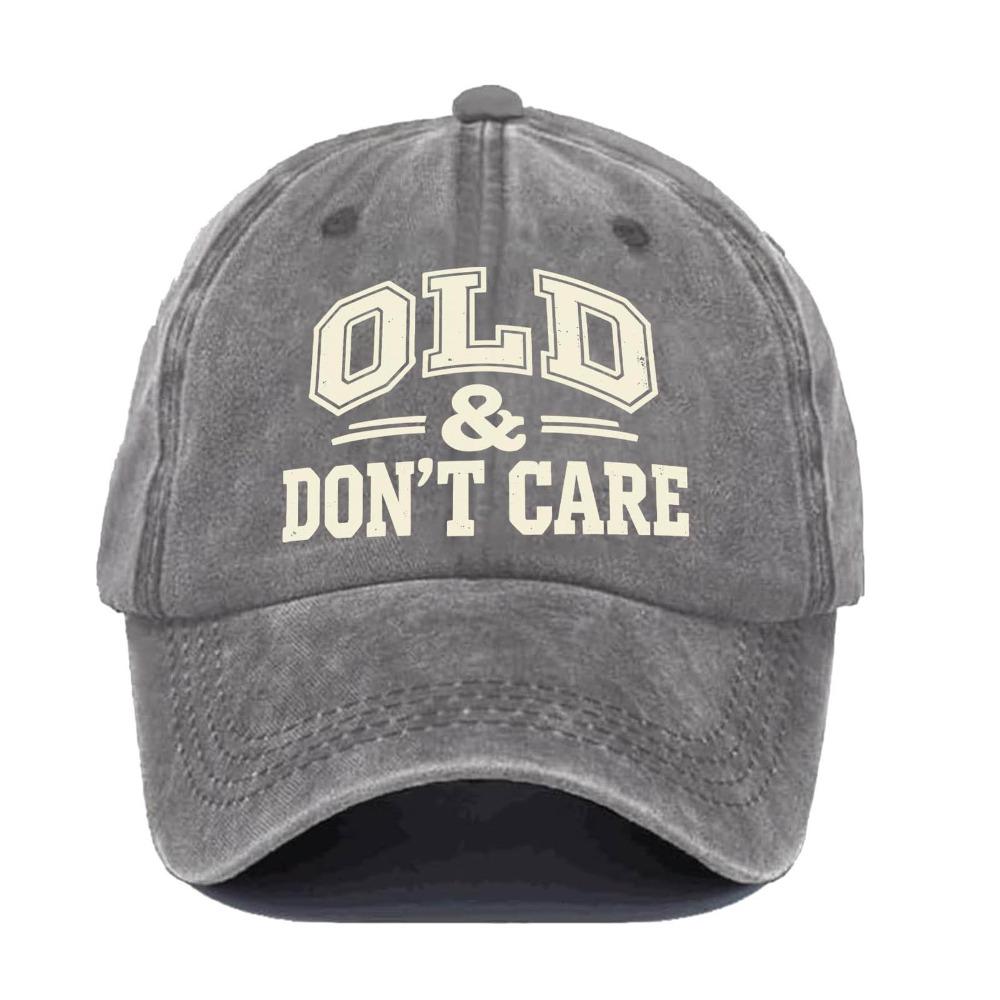 Vintage Distressed Cap Breathable Embroidered Hat Creative Gift Unisex Hat