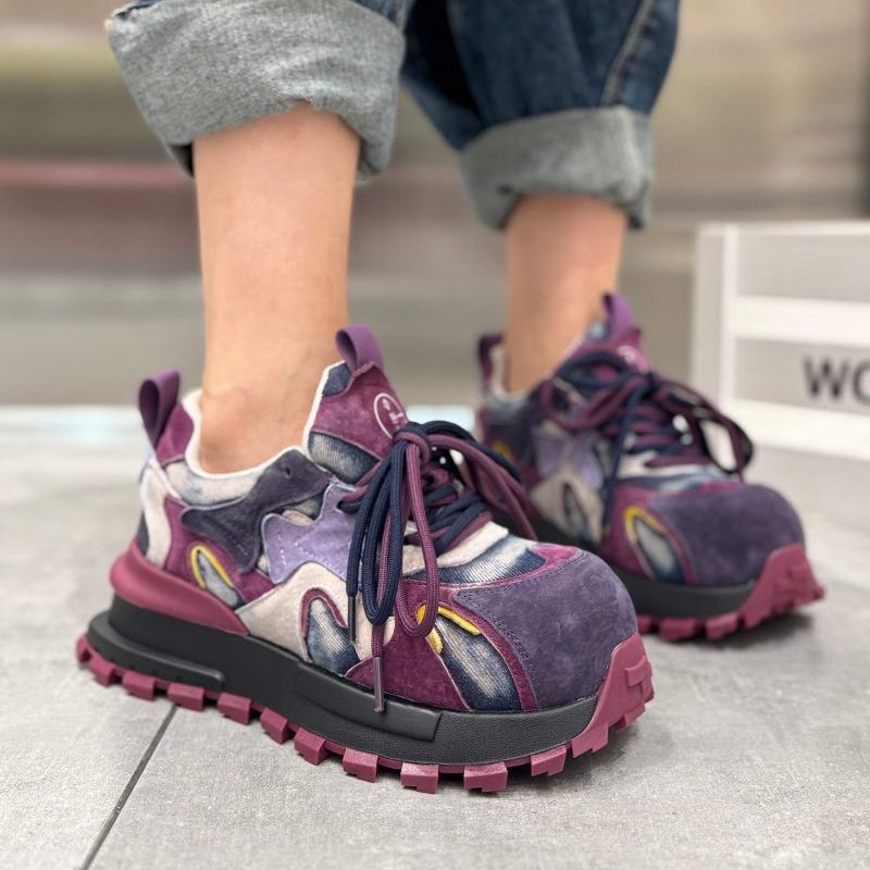 Sneakers, Women's Shoes, Autumn New Athleisure Shoes, Women's Thick Soles, Heightening Daddy Shoes, Women