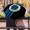 1 PC Automatic Folding Umbrella - Club Brugge Kv Pattern Portable Foldable Design With 8 Ribs Christmas Birthday Gifts