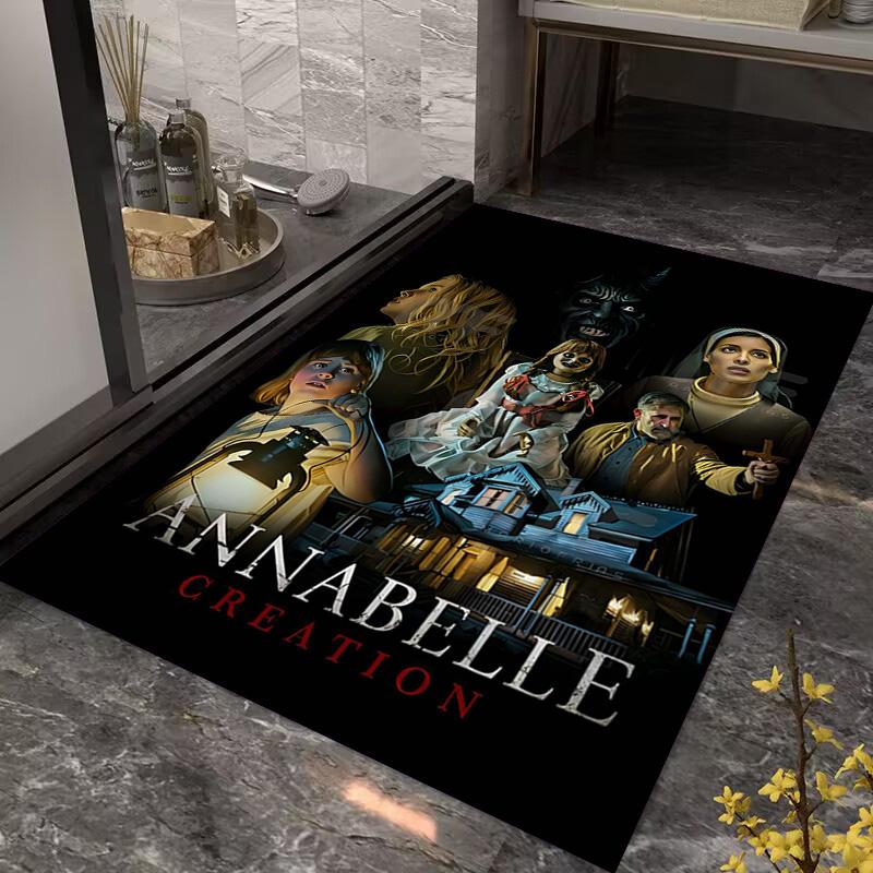 Darkness Unleashed: Annabelle's Creation carpet floor mats Doormat Room Dormitory decoration Bathroom mat