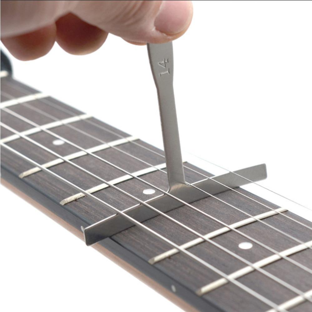 9PCS /set Guitar fingerboard curvature polishing measuring ruler fingerboard curvature ruler repair tool