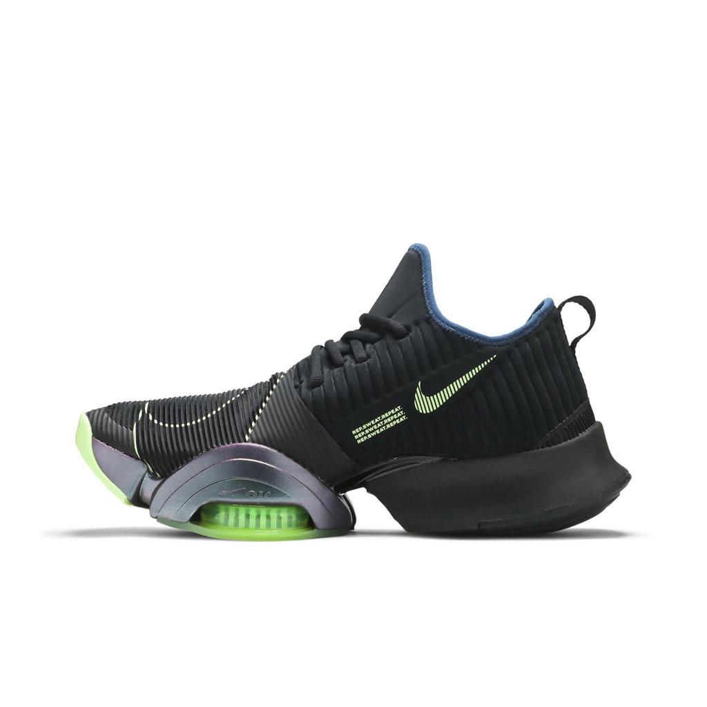 Nike Air Zoom SuperRep 'Black Lime Blast' (Unisex) Black / Valerian Blue / Volt / Lime Blast Training Shoes CD3460 034