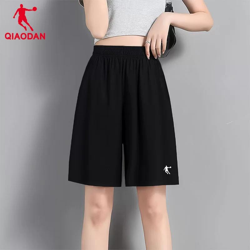 Jordan Women's Sports Pants 2026 Summer New Style Loose Plus-Size Breathable Knit Five-Point Shorts Running Pants