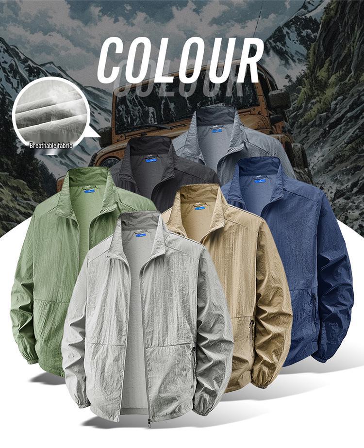 2025 Herren Koreanischer Stil Lässige Outdoor-Sportjacke – Trendige, Atmungsaktive, Locker geschnittene Oberbekleidung