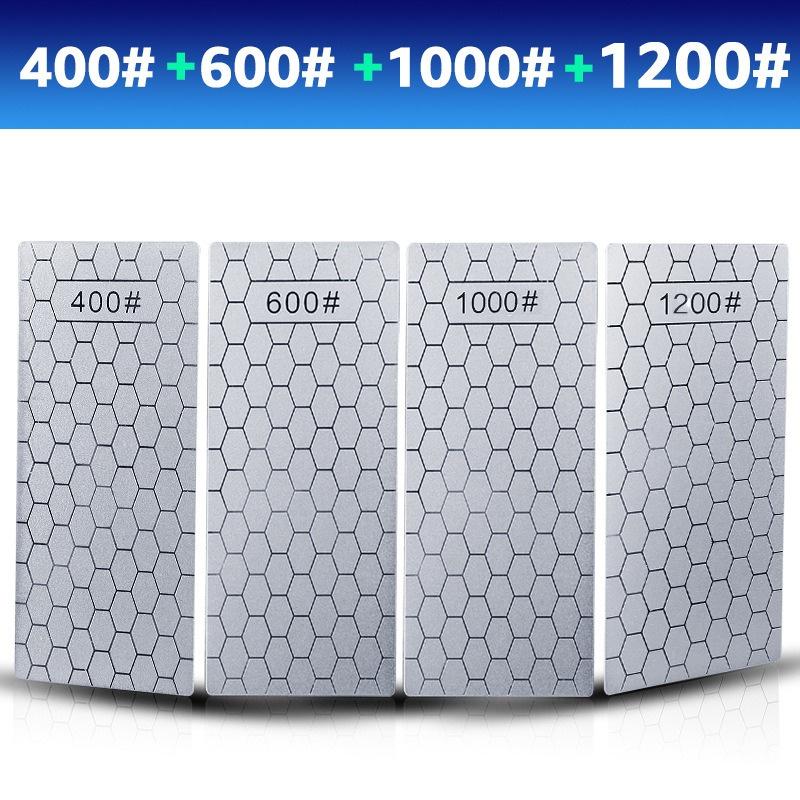 Kitchen tools Diamond Knives Sharpening Stone 600# 800# 1000#  Whetstone Grindstone Ultra-thin Honeycomb Manual Knife Sharpener
