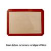 Coffee Silicone Baking Mat: 0.7mm Thick, Heat-Resistant, Platinum Silicone for Baking and Kneading