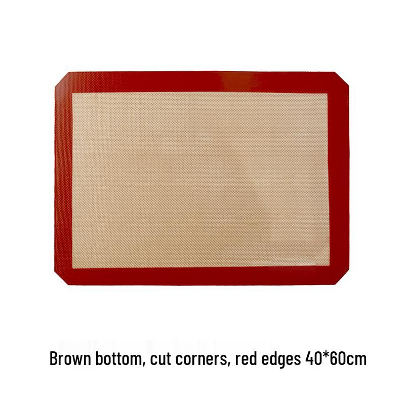 Coffee Silicone Baking Mat: 0.7mm Thick, Heat-Resistant, Platinum Silicone for Baking and Kneading