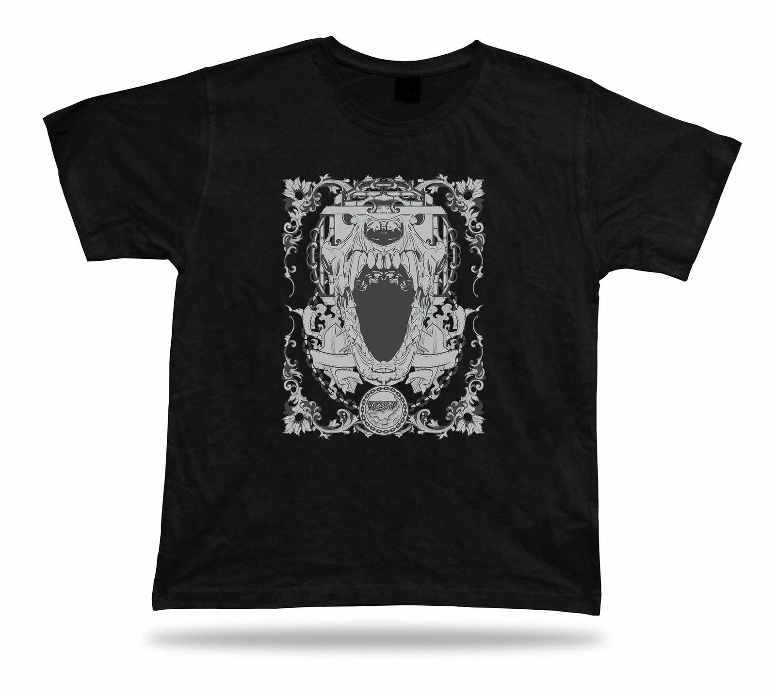 Tshirt Tee Shirt Birthday Gift Idea Night Fever Skull Howl Emblam Creepy Horror XL