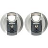 Set of 2 Disc Padlocks - - M40EURT - Stainless Steel - 70 Mm