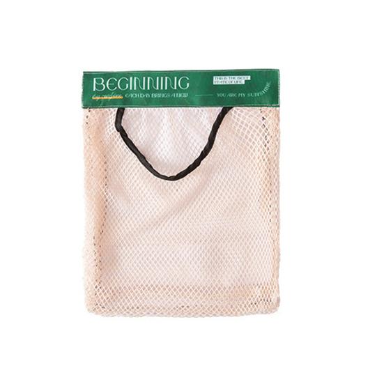 1/2Pcs Wall Garbage Mount Mesh Bag Adhesive Plastic Bag Organizer Holder