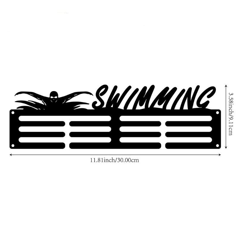 1Pc Rhythmic Gymnastics Medal Hanger Display Female Sports Medal Display Rack Wall Mount Ribbon Display Holder For 40+ Awards