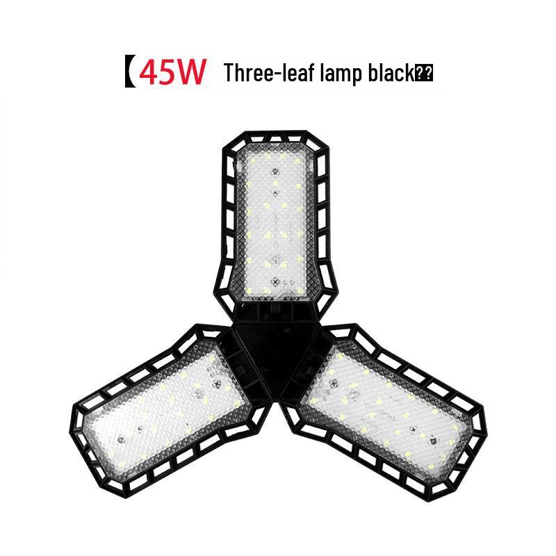 

LED Deformable Garage Light - Adjustable 4-Leaf/5-Leaf Design 3500K Warm White, Narrow Voltage