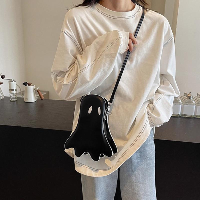 Halloween Bag Versatile Cartoon Crossbody Bags for Women Shoulder Bags Trend Designer Small Alien Ghost Bags for Girls KTY