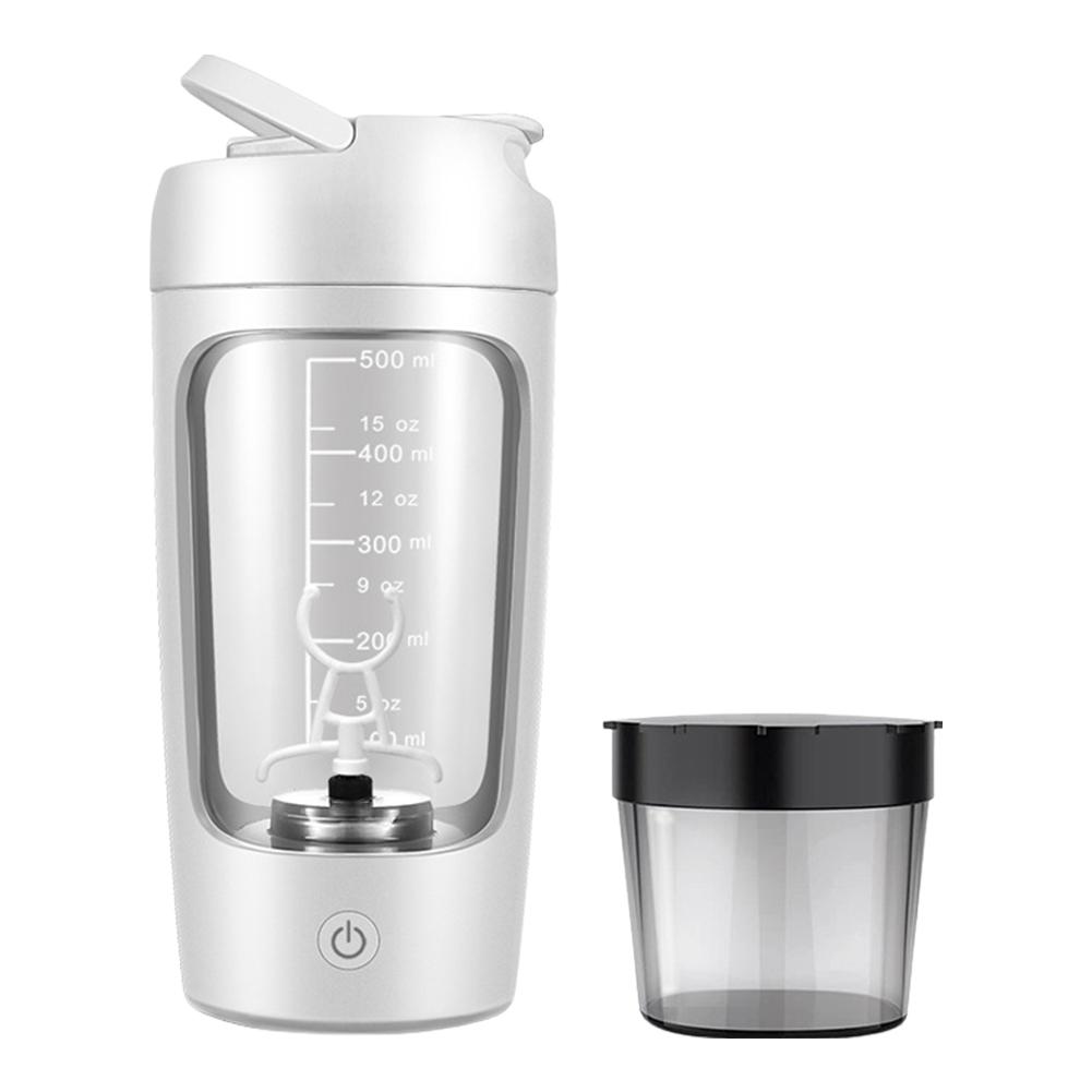 Electric Protein Shaker Bottle with Handle Gym Sport Water Bottle BPA Free Mixing Cup for Fitness Gym Workout for Men and Women