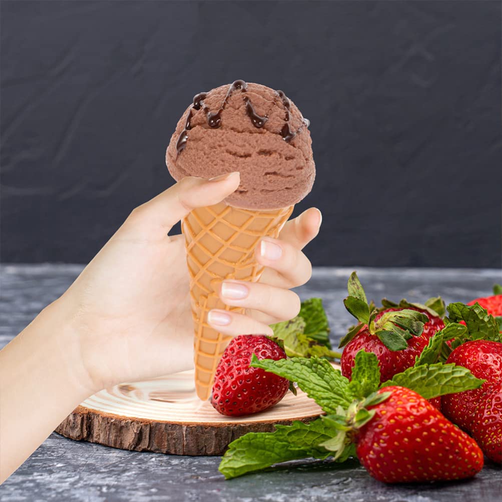 TOYMYTOY Ice Cream Food Sample Model Eatable Sample Display Pretend Play Food Food Toy Exhibition Promotional Goods Photography Props Decoration