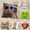 Funny gaga meme lady Pillow Case Home Living Room Decoration Linen Pillow Cases Cushion Cover
