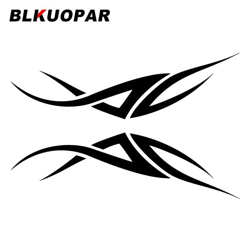 BLKUOPAR for Tribal Flame Car Stickers Waterproof Creative Decals Laser Die Cut Air Holography Motorcycle Decor Vinyl Car Wrap