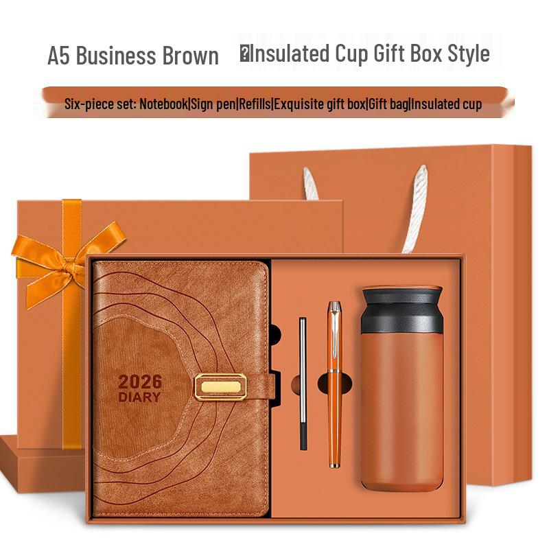 2026 Premium Engraved Notebook – Ideal for Students & Colleagues, Perfect as a Work Diary or Gift