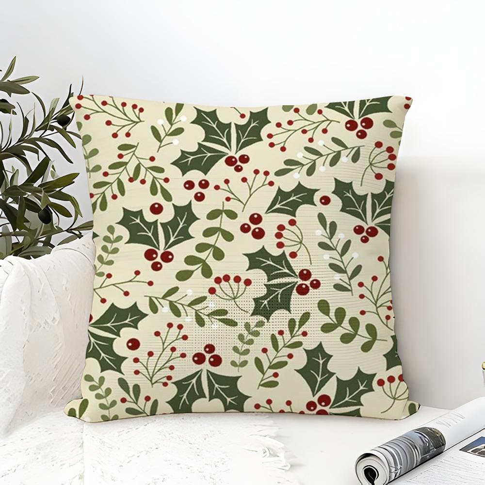 Snowflakeshaped treelike striped pattern Pillow Case linen pillow case sofa home decor cushion cover cushion cove
