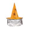 Light-Up Spiderweb Witch Hat Halloween Decoration