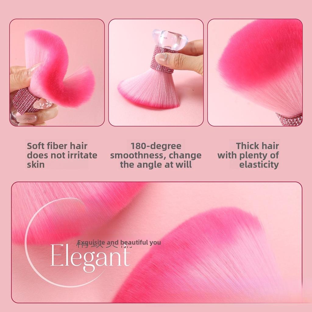 Diamond Mushroom Head Loose Powder Brush Makeup Brush Cleaning Brush Tool Blush Brush