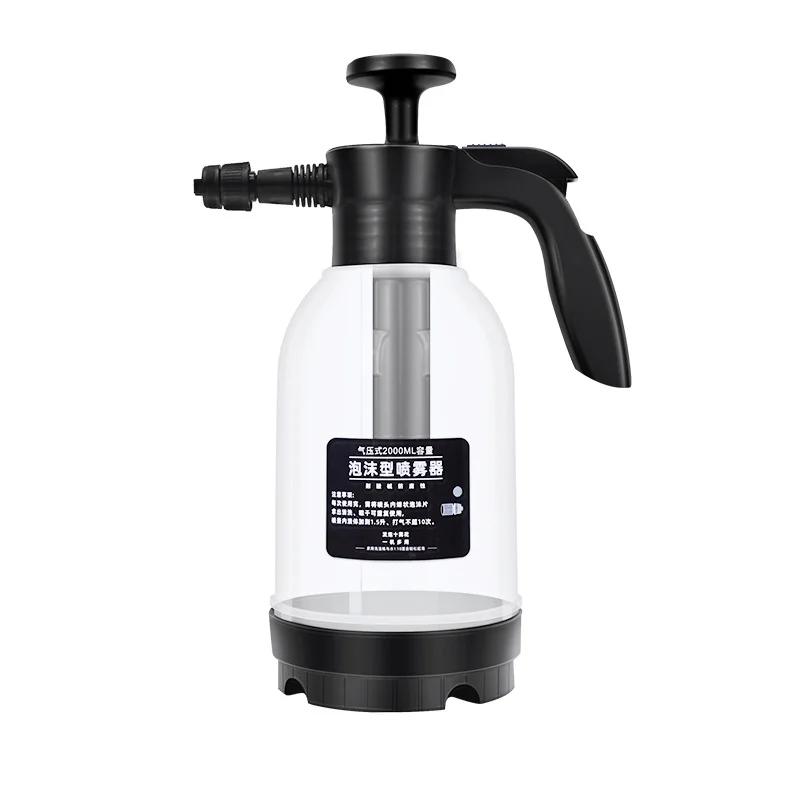2L Car Wash Foam Sprayer Hand Pump Foam Spray Bottle Handheld High Pressure Spray Can Car Home Cleaning Dual Head Replacement