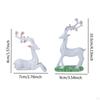 Car Ornaments for Dashboard Automotive Accessories Reindeer Statues Interior Ornament