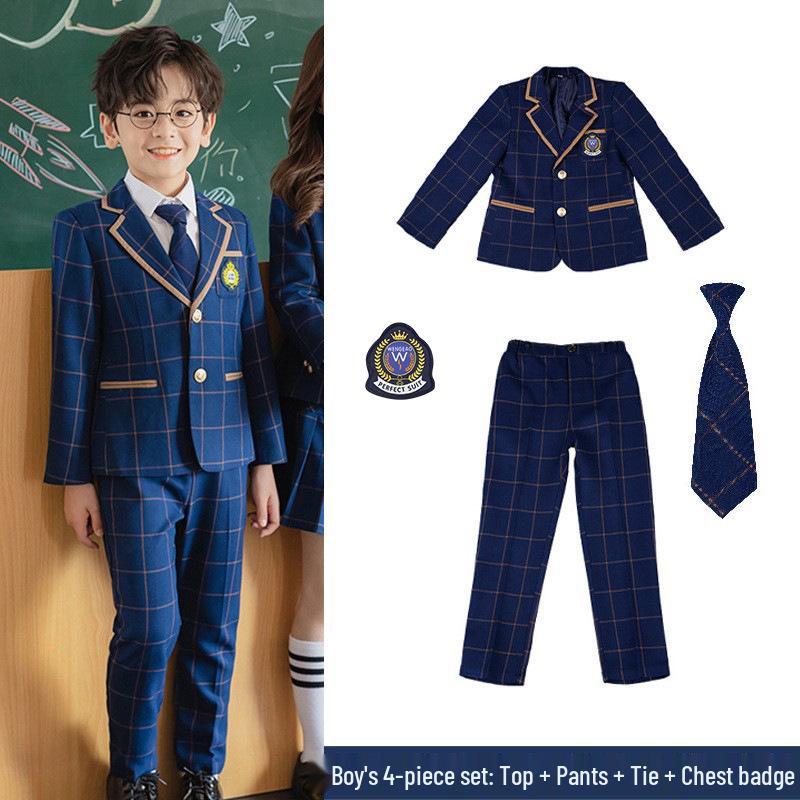 British Style Children's School Uniform Sets