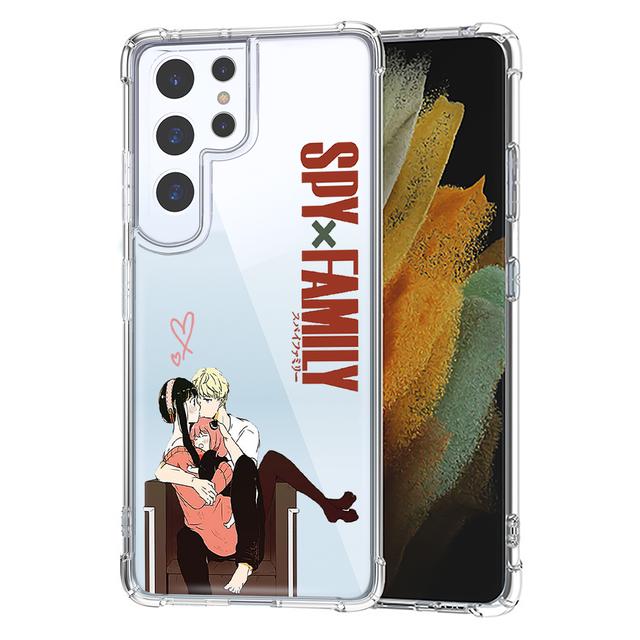 Spy X Family Anime Manga Phone Case For Samsung S10 S20 Fe S21 S22 S8 S9 Plus S21ultra S22ultra Shockproof Soft Cover Coque Capa