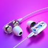 A4 Headphones Lightweight Universal Plastic In-Ear Heavy Bass Earphones