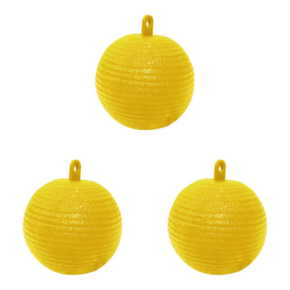 

C# Ball Fruit Fly Catcher 8 см липкая ловушка для ловли фруктовых насекомых (желтый)