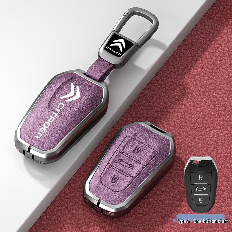 Car Key Cover & Buckle for Citroen C3XR, C4L, Tianyi, C5, C4 Sega, Elysee, C6 Models