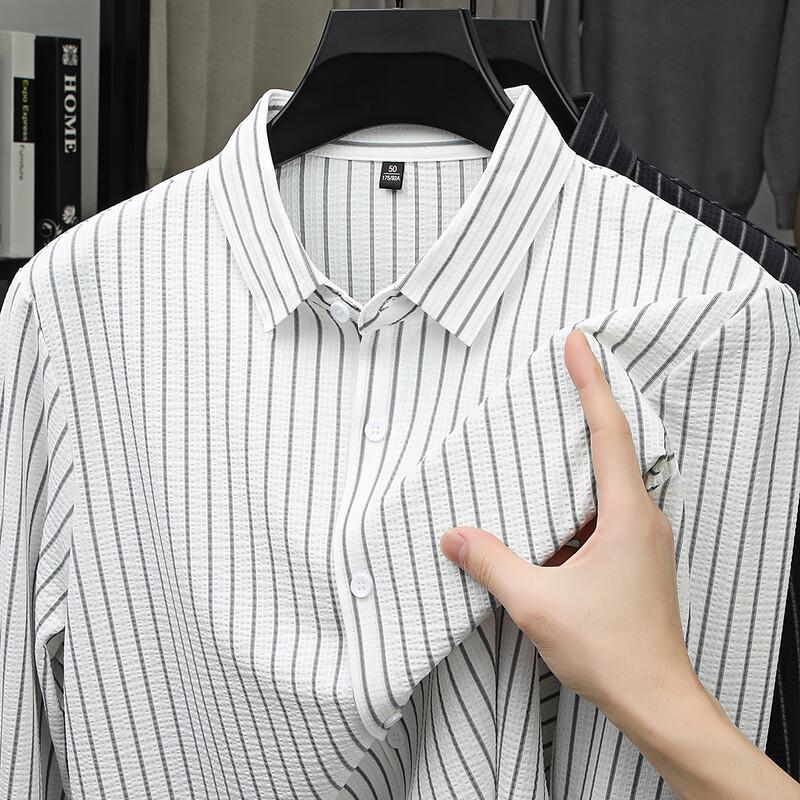 

Firstview Men s Versatile Long Sleeve Knit Shirt FV25D1712 4XL