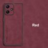 For Poco M6 Pro 5G Case Luxury PU Leather Phone Case For Xiaomi Redmi 12 5G Back Cover Silicone Shockproof Full Protection Coque