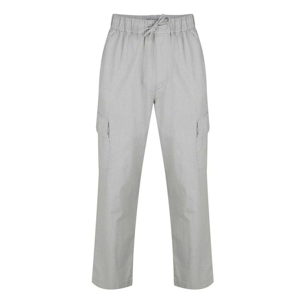 Jack Wills Unisex Adult Linen Lightweight Relaxed Fit Cargo Trousers